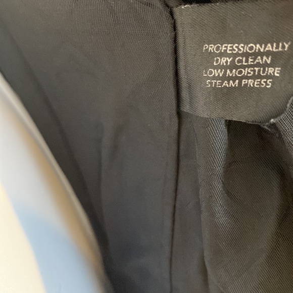 Anne Klein thigh length wool and cashmere pea coat in black size 6P 6 petite - Picture 13 of 16